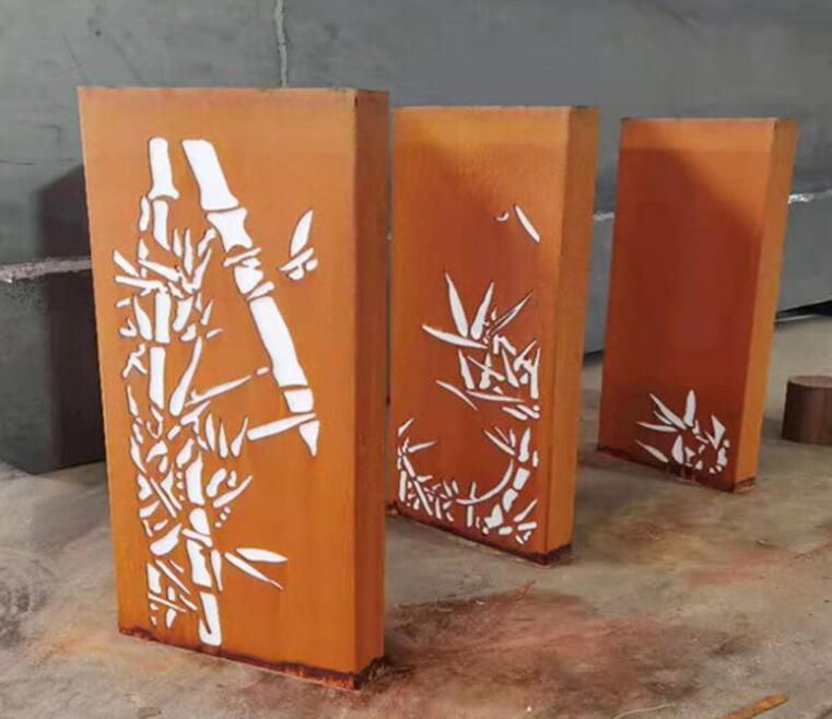行唐锈钢板灯箱